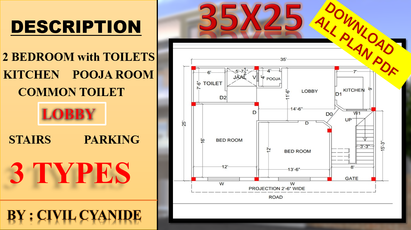 35-25-feet-house-plan-various-types-ii-2-bhk-civilcyanide-35-25-feet