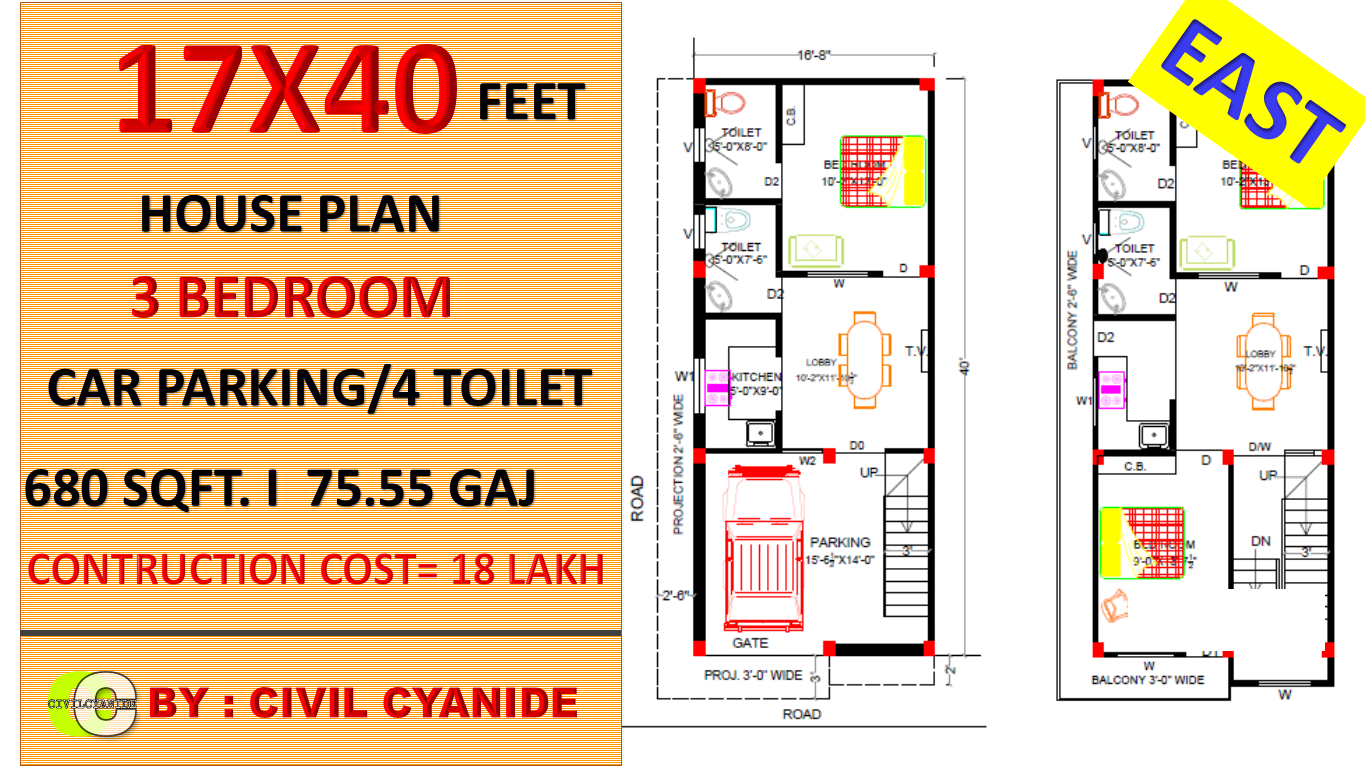 16-8-40-feet-house-plan-with-car-parking-civilcyanide